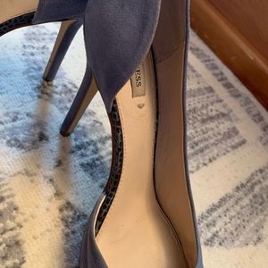 GUESS Blue Suede Heels